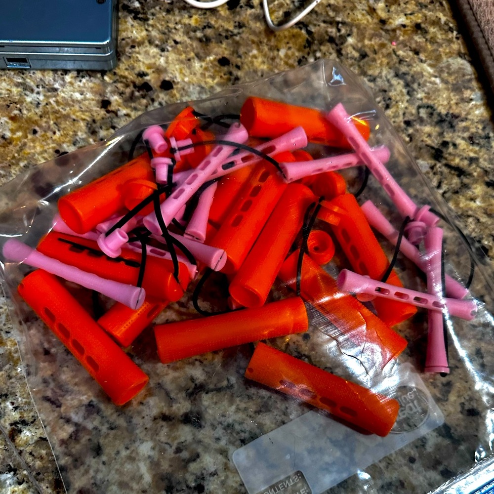 Salon Care Perm Rods 24 pcs Hair Rollers- 12 7/16 inch and 12 3/4 inch